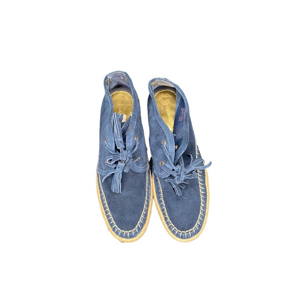 Michael Kors, Suede Whipstitch Moccasin Espadrille Bootie, Size 9, Very comfy - Picture 3 of 7